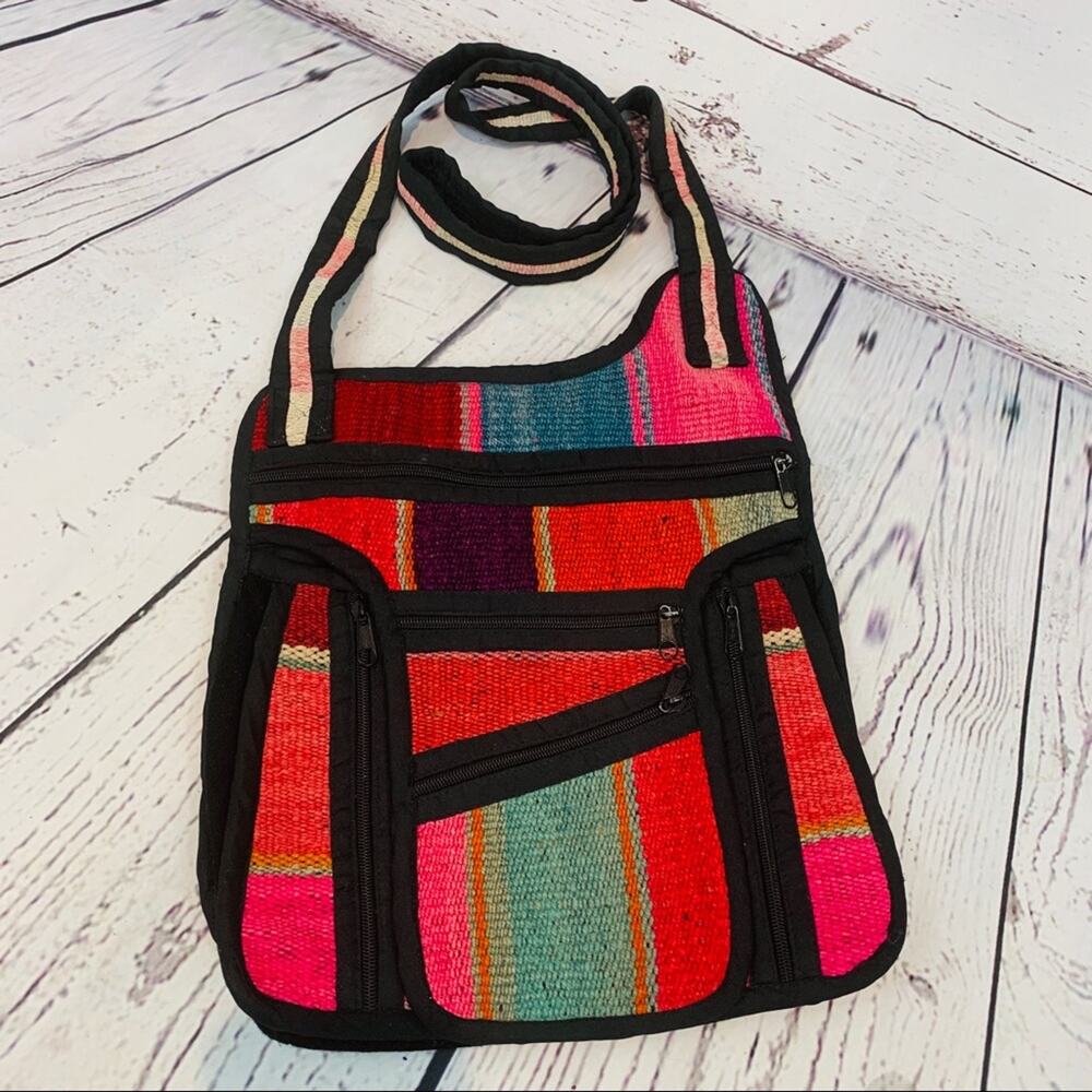 Woven Crossbody Pouch Purse